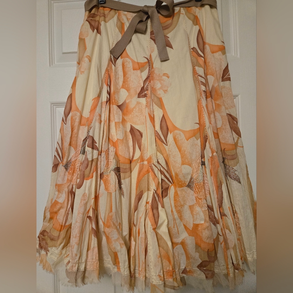 ELIE TAHARI Floral Print Women's Skirt